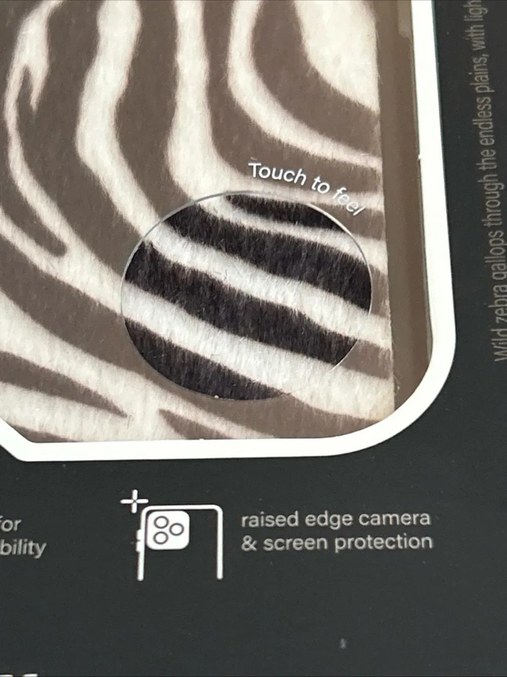 MVMT Wild Zebra Phone Case iPhone 15 Pro Max- NWT